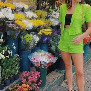 ZARA- Tweed Top & Shorts